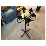 Metal candle stand