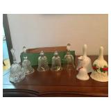 Crystal, Christmas, holiday bell collection
