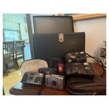 Metal file box of film cameras