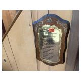Ten Commandments wall plaque