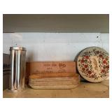 Pampered Chec bread tube, Pizza Hut relish trays,
