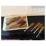 Assorted nut drivers