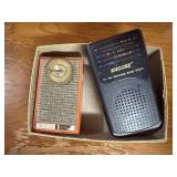 Handheld radios (2), Encore weather radio, Zenith