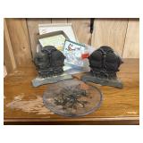 Butterfly sun catcher, bookends, stationary