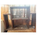 Wall curio shelf