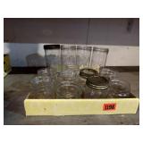 Freezer jars, jelly jars
