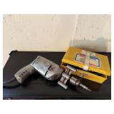 Craftsman Industrial corded drill, accessories