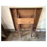 Antique folding table