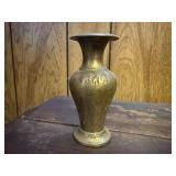 Miniature brass bud vase
