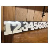 Number cookie cutter set