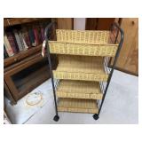 Rolling storage cart