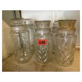 Glass bottles (6)