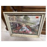 Victorian artwork framed poster