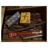 Contents of tool drawer, drill bits