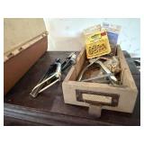 File drawer, grommets, hand punches