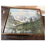 Continental Divide artworkframed painting16"