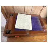 Antique printing box