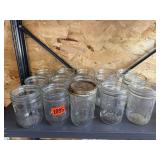 Wide mouth pint canning jars