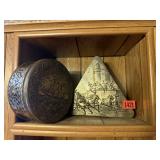 Embossed tins (2)