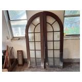 Double arch doors