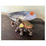 Decorative plate, elephant collectible