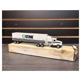 1992 Stine semi truck and trailer