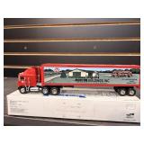 Kenworth K100E cabover semi truck and trailer