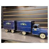 Tonka air express box truck with box trailer