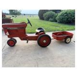 International Pedal Tractor w/ wagon