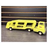 Green Tonka car hauler