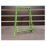 Green metal A Frame Hoist or Swing