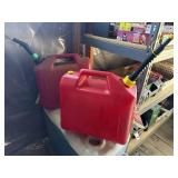5 gallon fuel cans (2)