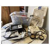 Automotive stehoscope, voltmeter, Mity Vac,