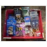 Brass couplers, fuses, lightbulbs