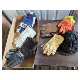 Assorted gloves, cap