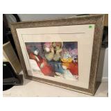 "Les Portadors de Natures" embossed lithograph,