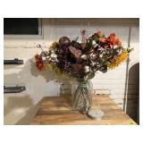 Drink dispenser, fall florals
