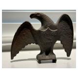 Antique cast iron eagle snow guard