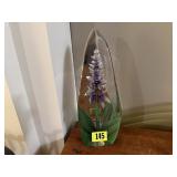 Pressed floral sculpture