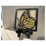 Motawi Tileworks butterfly art tile