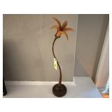 Wooden lily sculpture