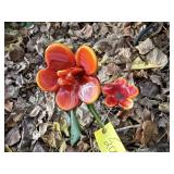 Glass garden flowers (2)