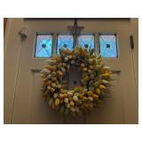 Tulip wreath, wreath hanger
