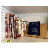 Cookbook collection, book stand