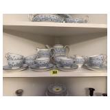 Grey Mist Minton bone china coffee pot, creamer,