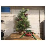 32" Christmas Tree, tree stand