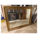Ornate gold mirror