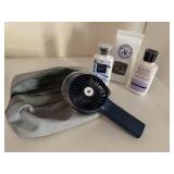 Personal fan, body lotion, lavender