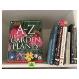 Shelf of plant, nature books