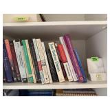 Shelf of books, self-help, counseling
